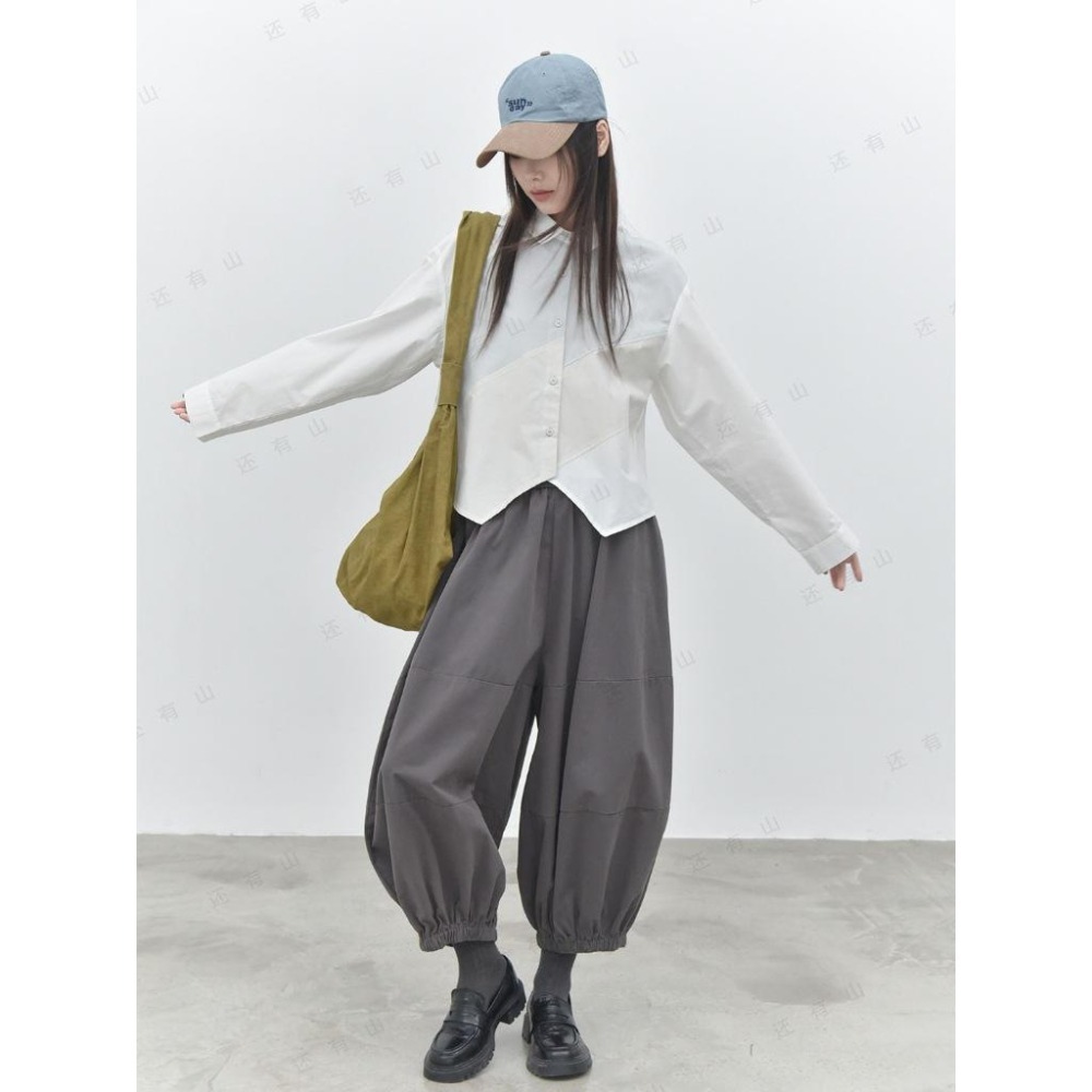 日系設計 層次漸變拼色色塊襯衫 *3色 | kukuta-細節圖9