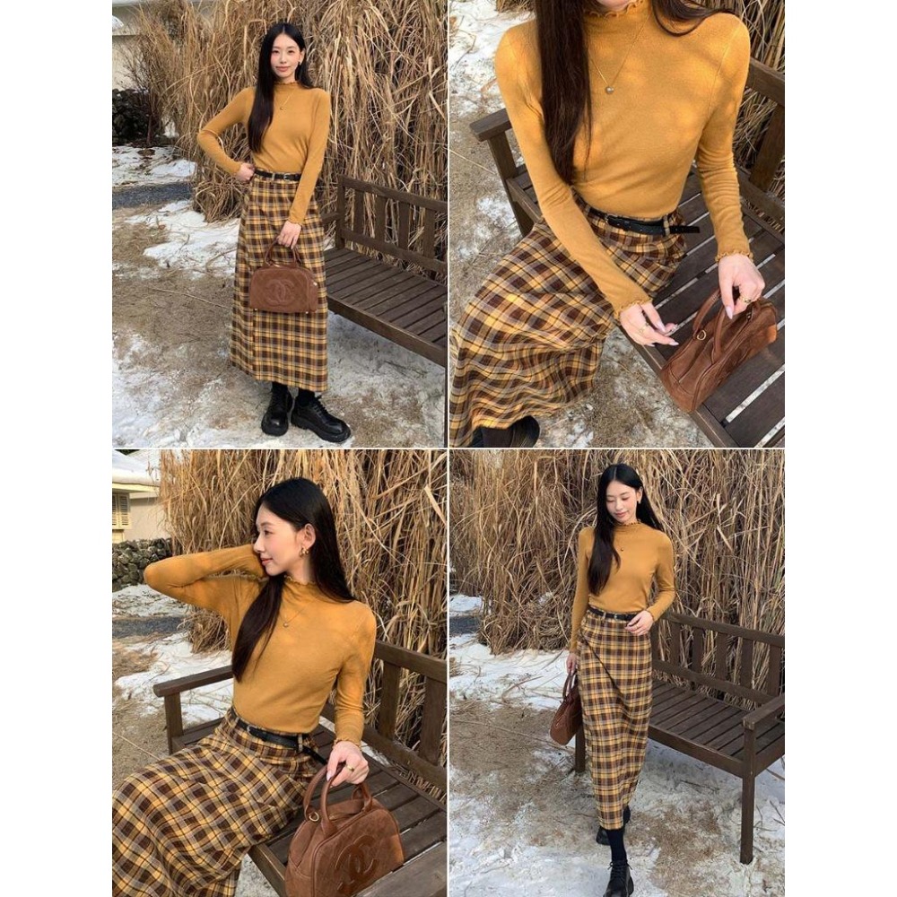 現貨 木耳邊軟糯保暖內搭上衣*27色 | kukuta-細節圖9