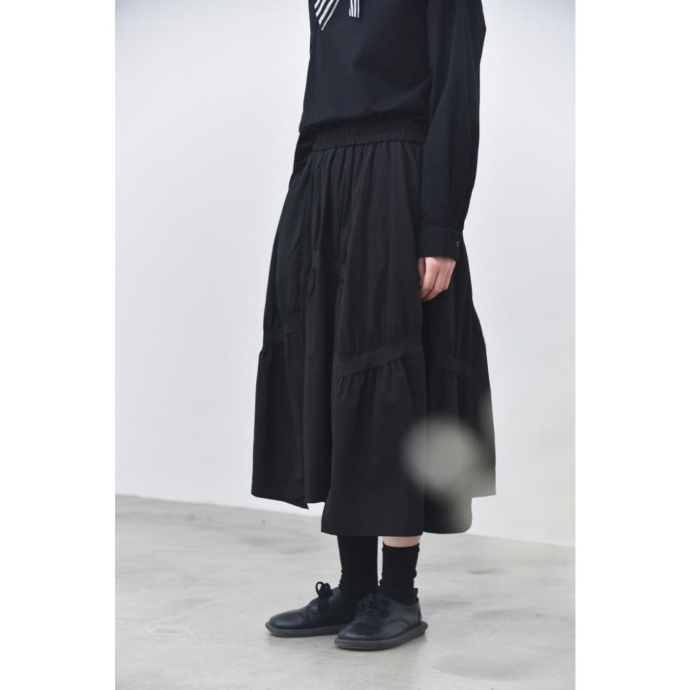 現貨 不規則分割拼接半身裙*4色 | kukuta-細節圖8