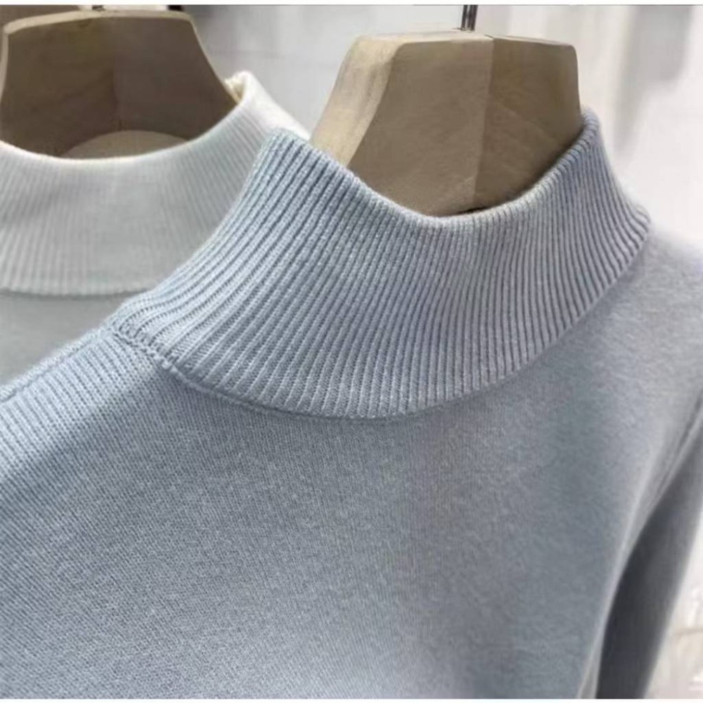 現+預 秋冬保暖 半高領內刷毛內搭上衣 *4色 | kukuta-細節圖8