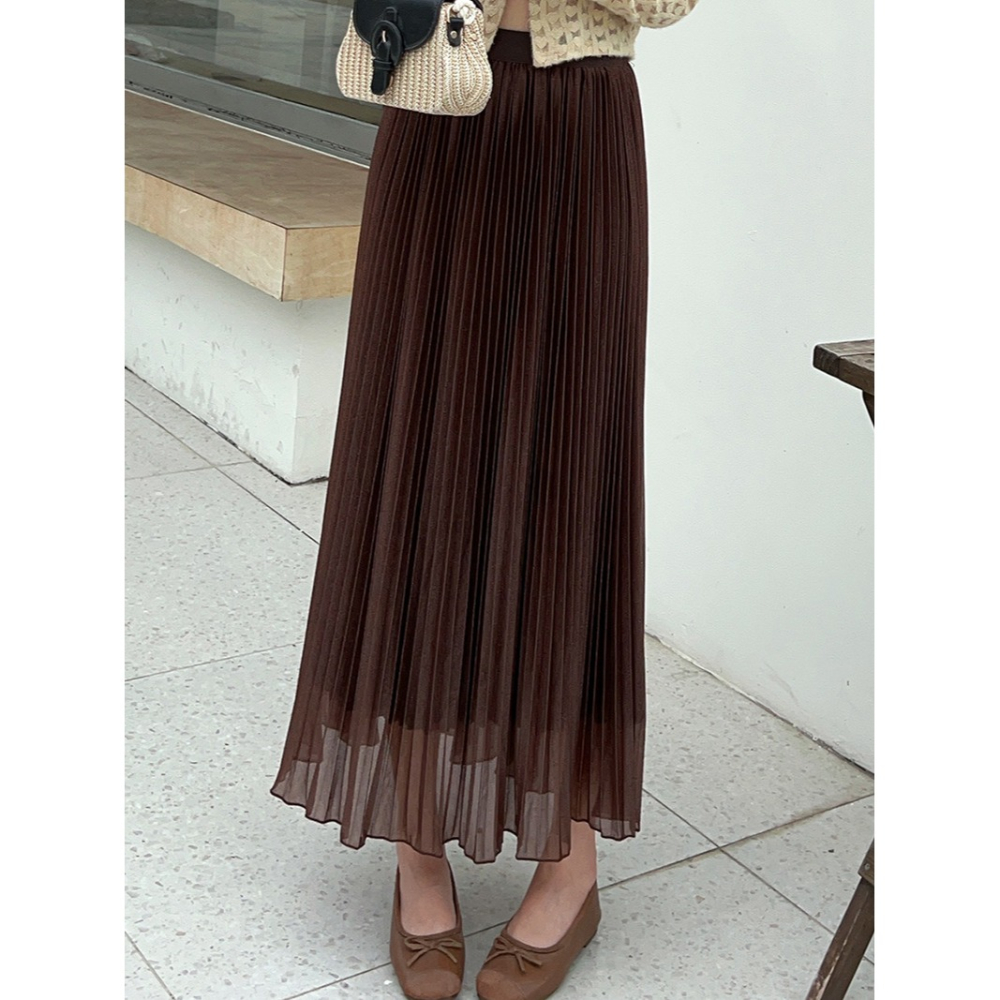 氣質飄逸 百褶網紗半身裙 *4色 | kukuta-細節圖6