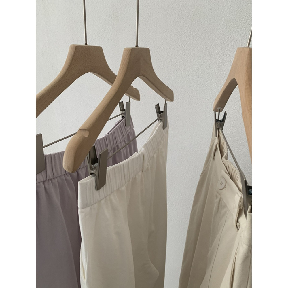 鬆緊腰洗水棉長褲 寬鬆休閒褲 *5色 (M-XL) | kukuta-細節圖4