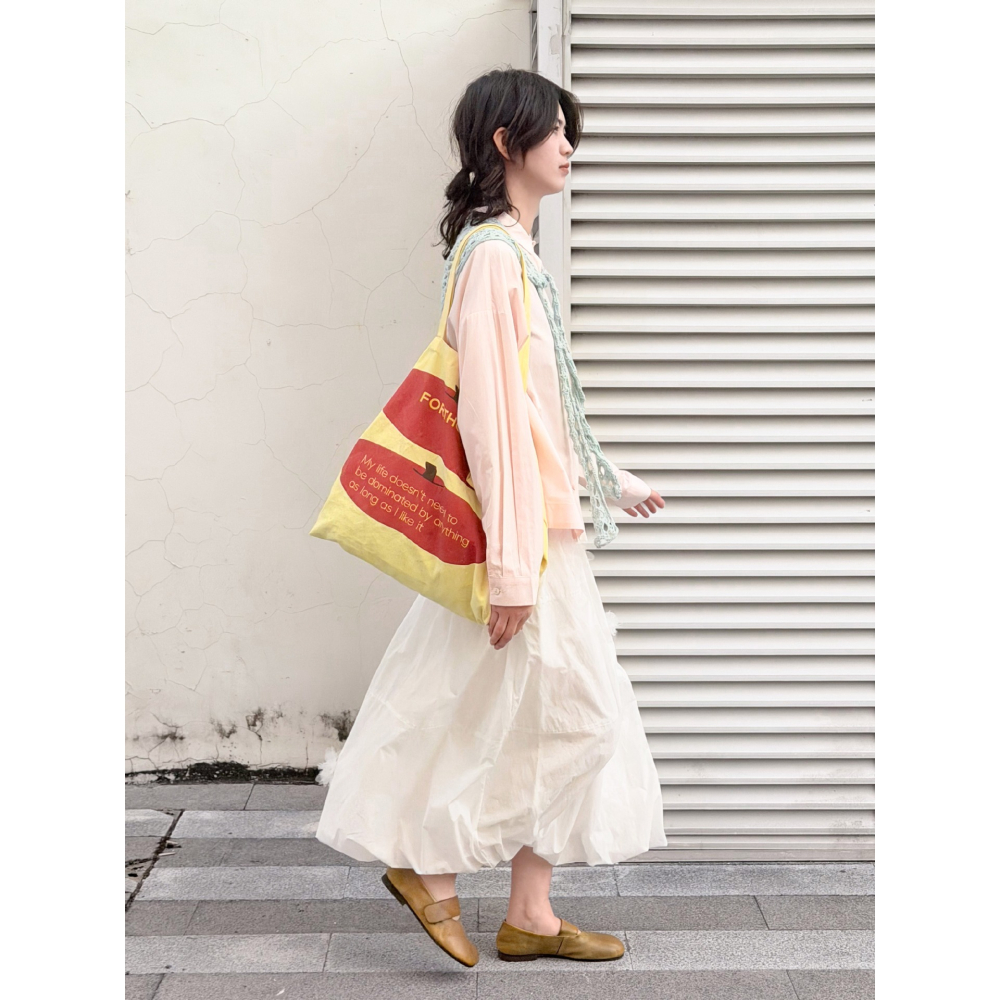 立體口袋設計款襯衫 前後開叉寬鬆百搭上衣 *3色 | kukuta-細節圖8