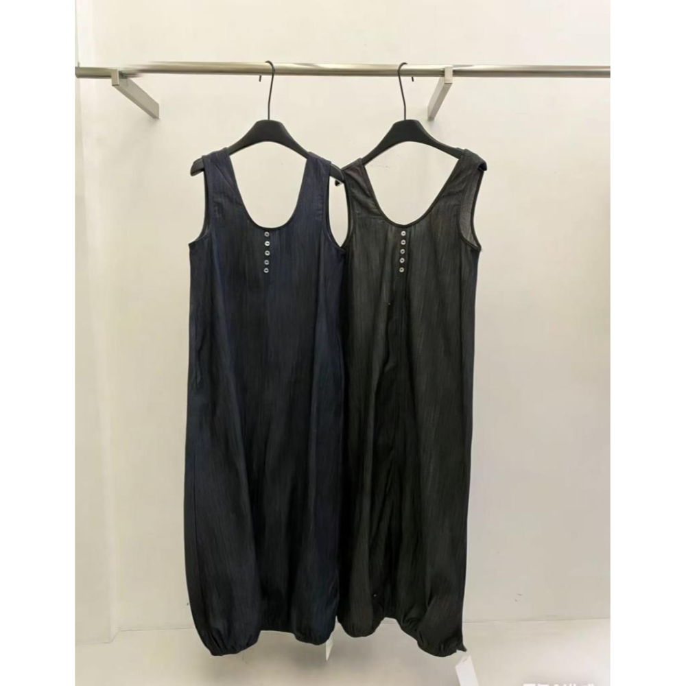 簡約正反兩穿背心裙 中長款氣質連身裙 *2色 | kukuta-細節圖6