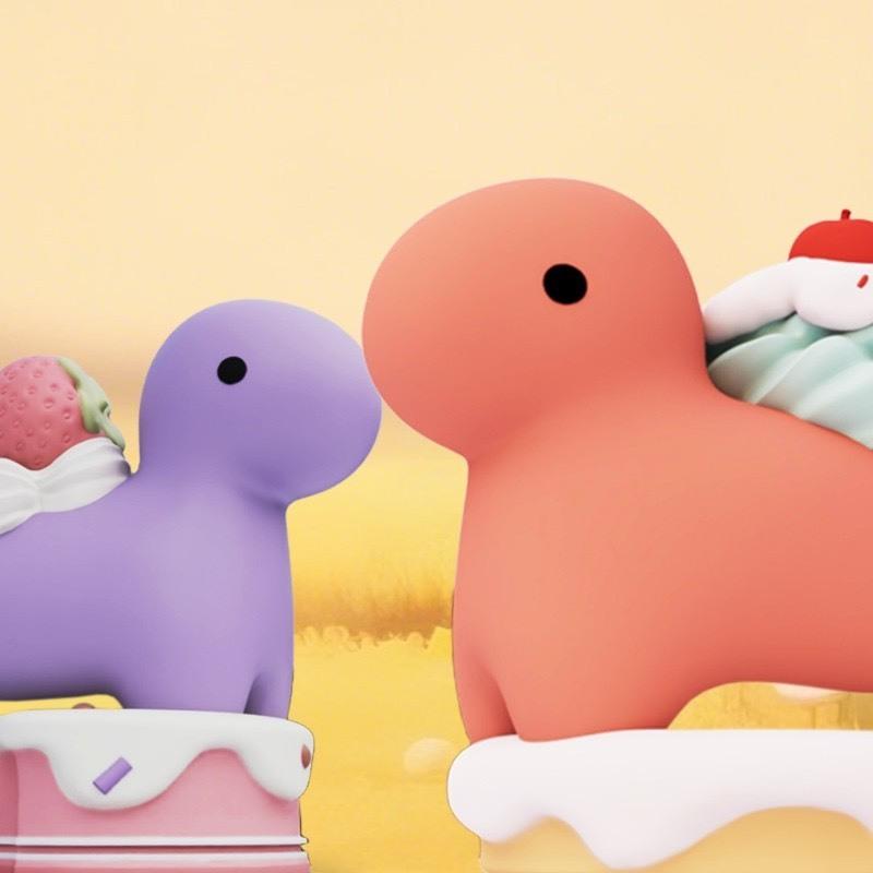 【M.M小舖】『現貨』盒玩 PETTY DUST 甜品系列盲盒 恐龍 甜點 盲盒 盒抽 一中盒8入-細節圖2