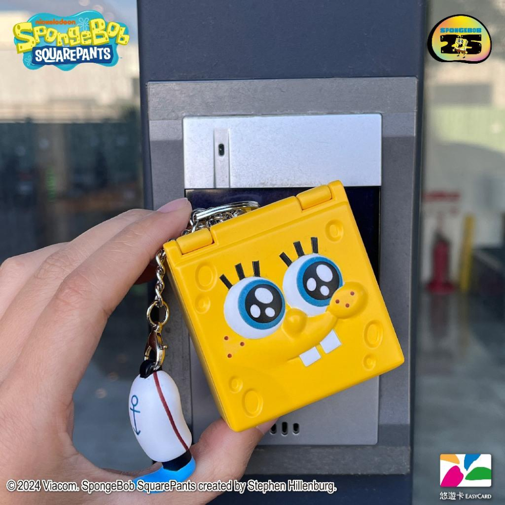 【M.M小舖】 『現貨』海綿寶寶最佳員工蛋糕 立體造型悠遊卡 海綿寶寶 悠遊卡 蛋糕-細節圖2