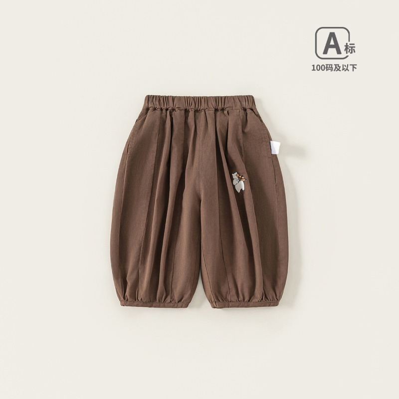 【春季男童童裝】純色燈籠褲 休閒百搭 男寶寶褲子 兒童長褲 春款新品 73-100-規格圖1
