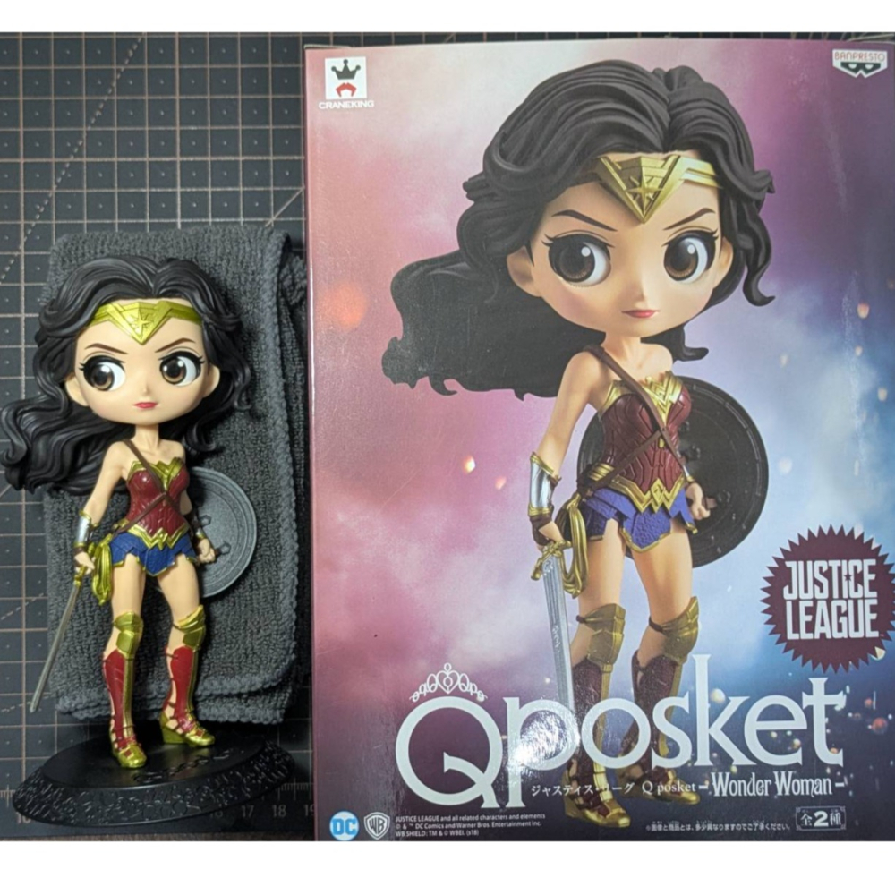正版 Q Posket 正義聯盟 神力女超人  A款 Qposket  WonderWoman-細節圖4