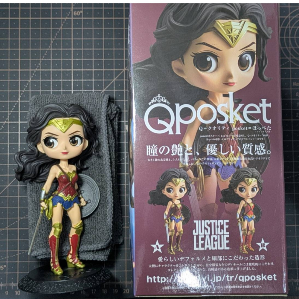 正版 Q Posket 正義聯盟 神力女超人  A款 Qposket  WonderWoman-細節圖5
