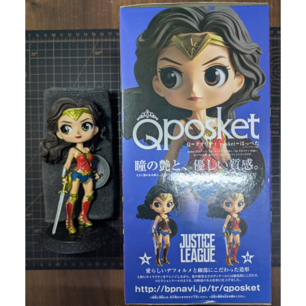 正版 Q Posket 正義聯盟 神力女超人 B款 Qposket WonderWoman-細節圖4