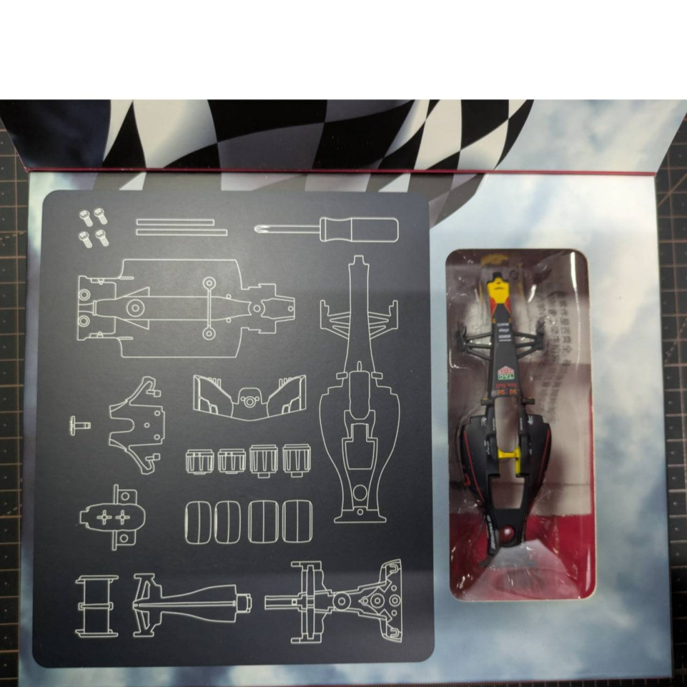 7-11 一級方程式賽車 紅牛red bull  F1 RB13 1：43 限量模型車-細節圖2
