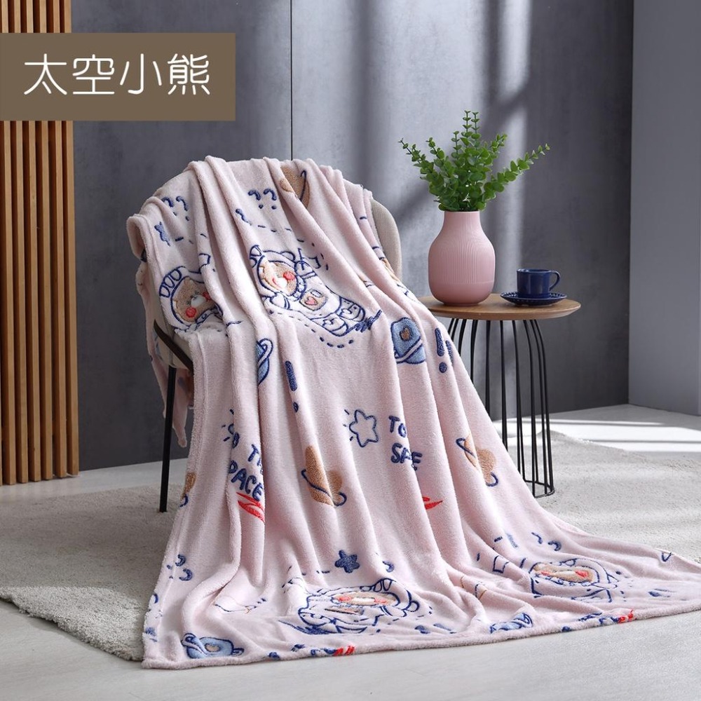 【藍貓BlueCat】親膚法蘭絨雪花絨毯/羊羔絨毯/法蘭絨暖暖被/空調毯 棉被 冬被-細節圖3