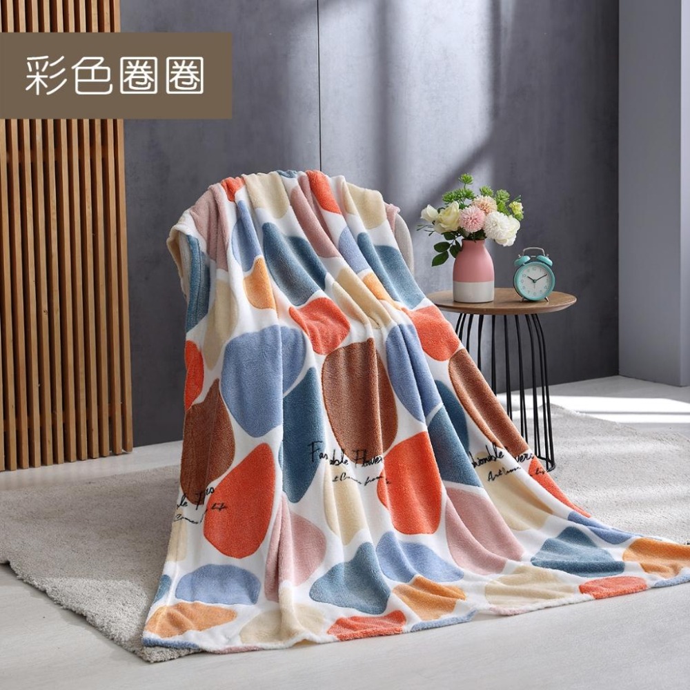 【藍貓BlueCat】親膚法蘭絨雪花絨毯/羊羔絨毯/法蘭絨暖暖被/空調毯 棉被 冬被-細節圖6