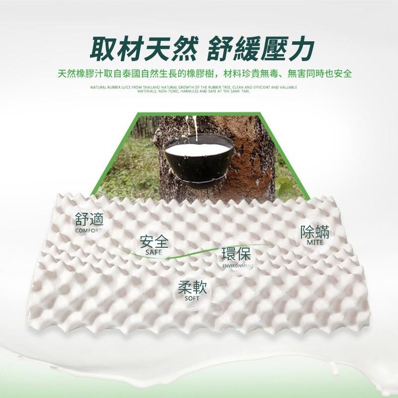 現貨－乳膠護頸舒眠枕頭-細節圖3