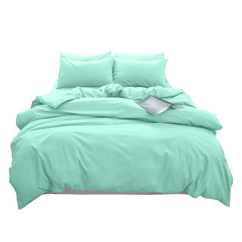 MIT台灣製造 3M吸濕排汗專利/100%防水被套-湖水綠-細節圖2