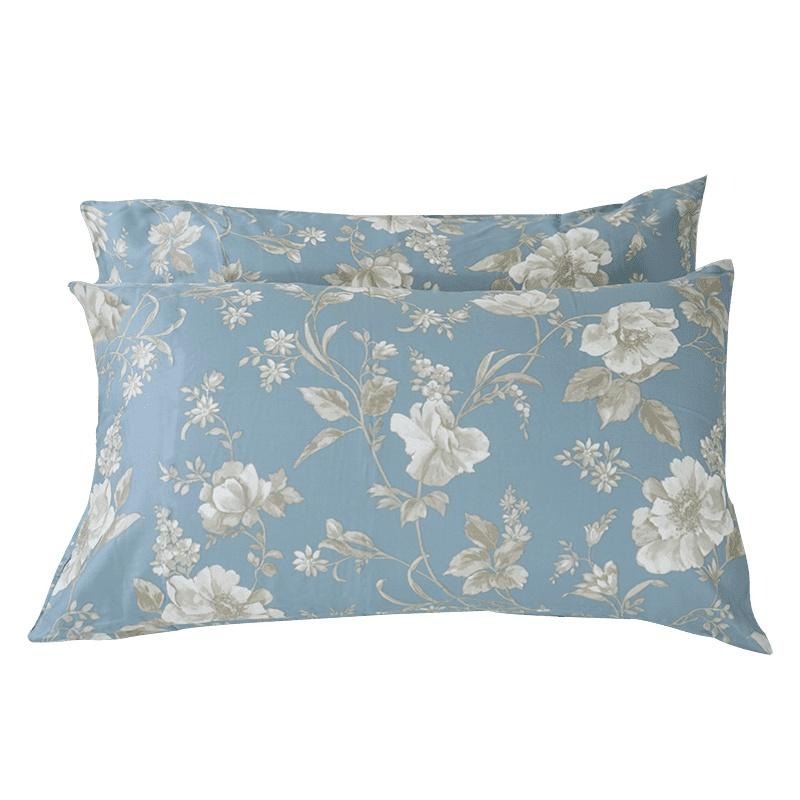 100%萊賽爾纖維40支枕套一對/不挑花色隨機優質特惠/枕套//隨機花色-細節圖2