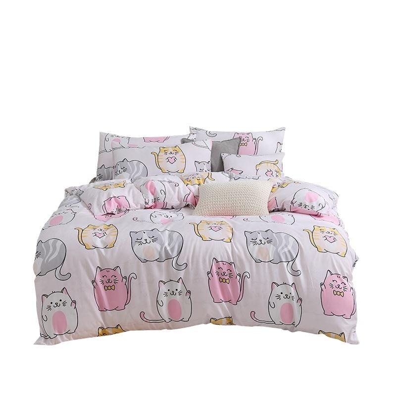 台灣製 3M吸濕排汗床包/單人/雙人/加大/特大/床包組/被套/床單/棉被/舒柔棉床包/床包組/保潔墊加購[喵喵家族]-細節圖2