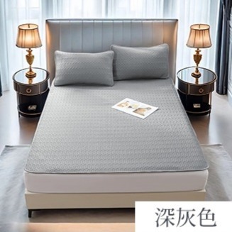 【藍貓BlueCat】冰絲涼感乳膠涼蓆墊 素色 乳膠涼蓆 可機洗 乳膠填充-規格圖6