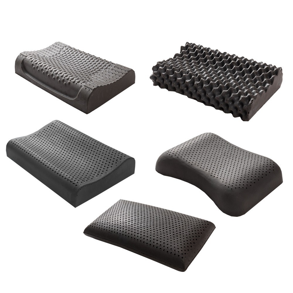 【藍貓BlueCat】多款任選 天然乳膠枕 石墨烯乳膠枕 顆粒按摩型 平面麵包型 人體工學型 石墨烯 乳膠枕 枕頭-細節圖7