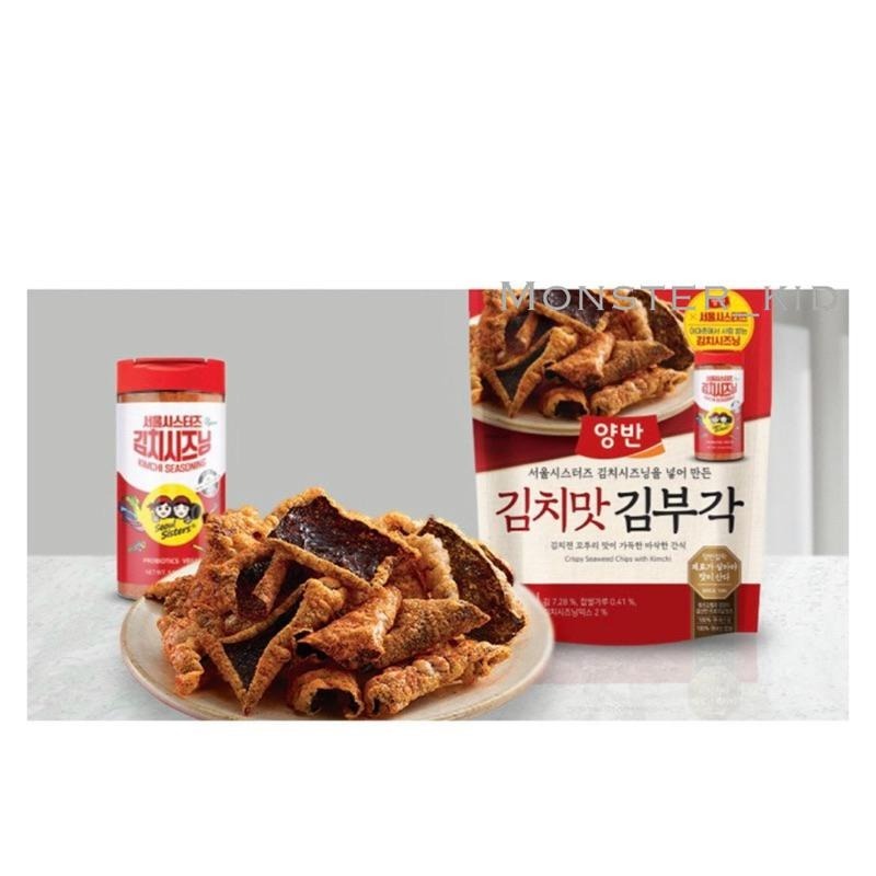 【monster_kid】韓國代購！現貨商品 Dongwon 東遠 新口味烤肉醬上架！炸海苔x首爾姐妹泡菜粉 一包50g-細節圖5