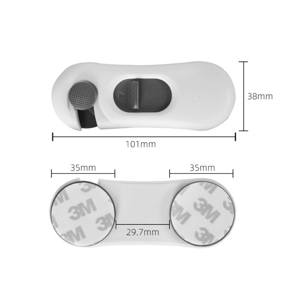 【How娃的店】兒童安全防護鎖 多功能對開安全鎖 防開門神器 兒童鎖 寶寶鎖 安全鎖 抽屜鎖 兒童防開門鎖 防開門-細節圖4
