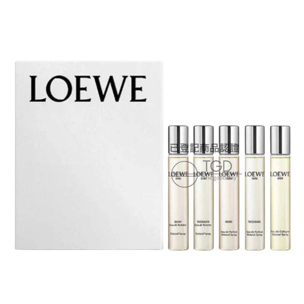 LOEWE羅威 事後清晨香水禮盒 15ml*5-細節圖2