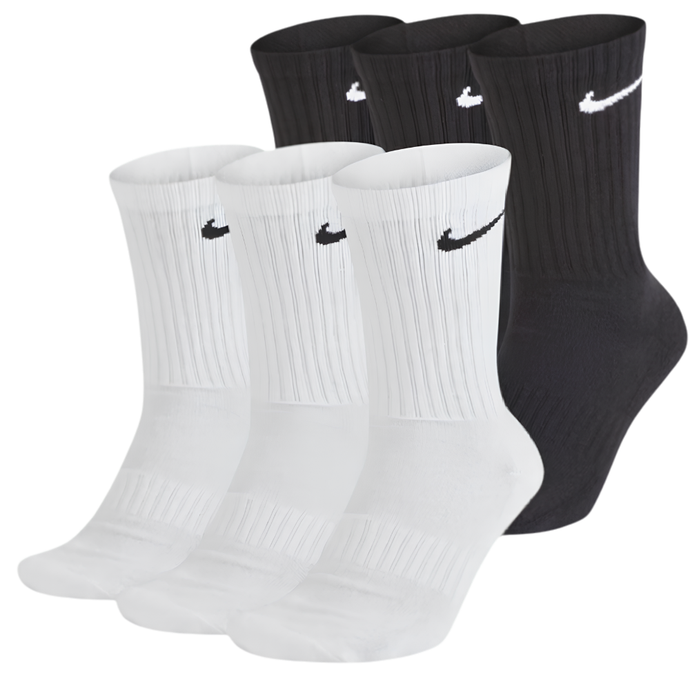 【登星體育】NIKE EVERYDAY 長筒 中筒襪 【3雙一組】 加厚毛巾圈 長襪  襪子 白襪 黑襪 SX767-細節圖7