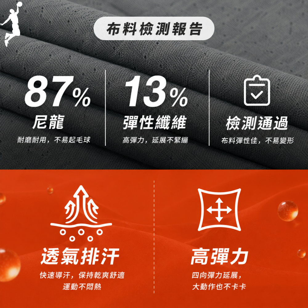 【登星體育】體育生專用 極涼透氣排汗運動T恤 高彈力超細纖維結構 運動上衣 透氣短袖上衣 健身上衣 透氣排汗上衣-細節圖5