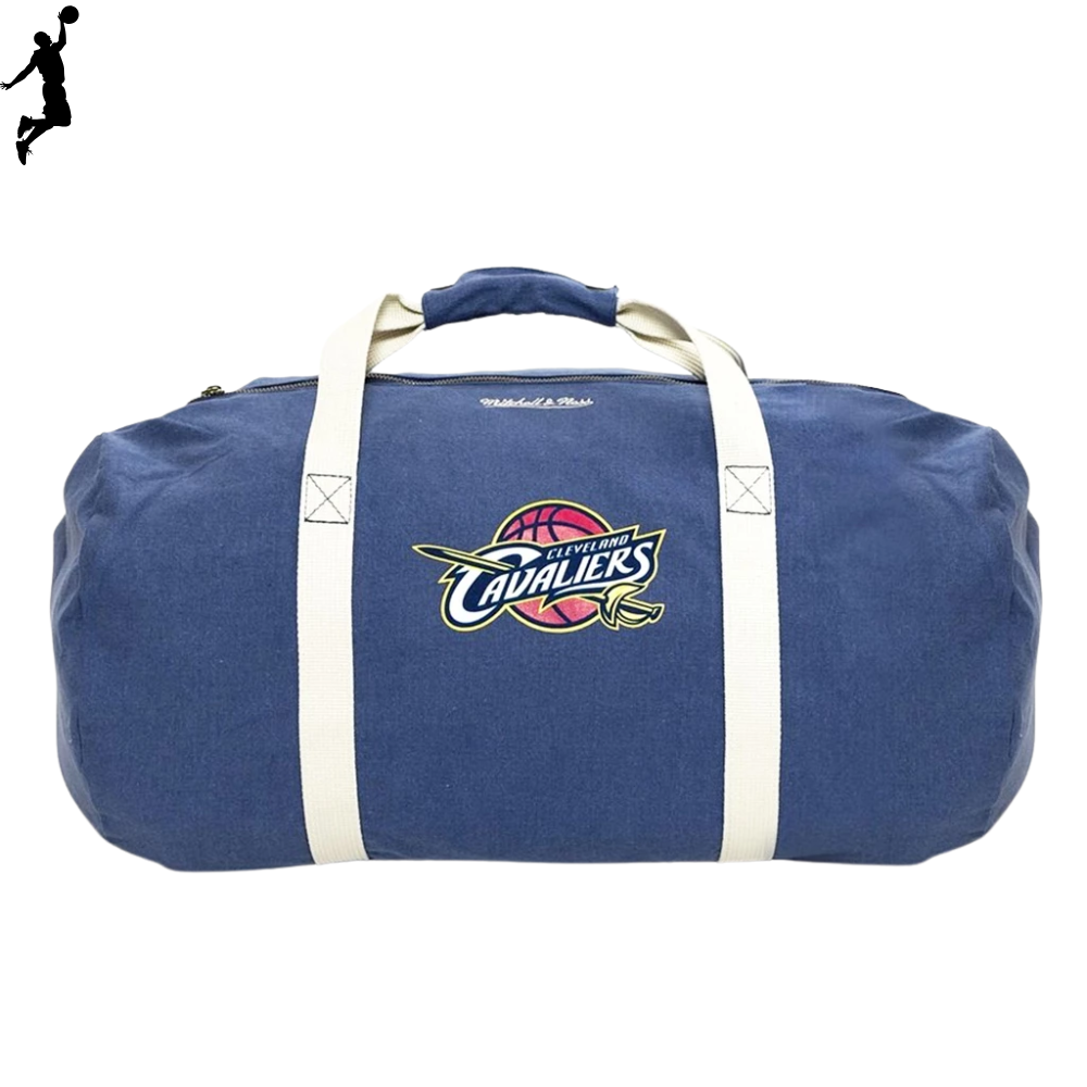 【登星體育】M&N NBA 騎士隊徽行李袋 可放一顆球 球衣 行李包 旅行包 【二手商品】-細節圖2