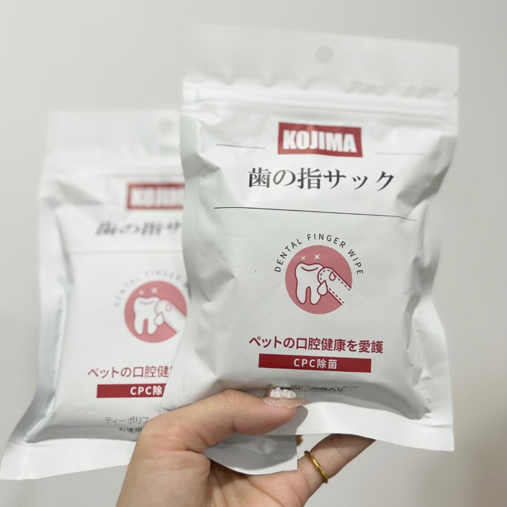 潔牙手指濕巾36枚/包