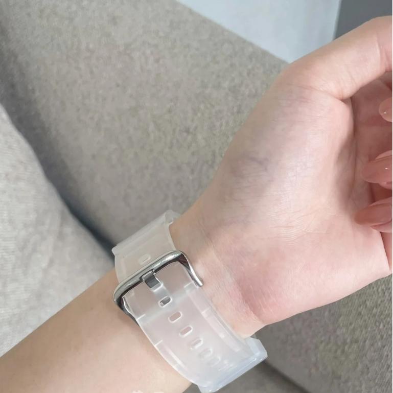 現貨在台 Apple watch 一體錶帶 星光錶帶 雙色表帶 冰川手錶帶 硬殼錶帶 蘋果手錶 45/6/SE/7/8-細節圖7