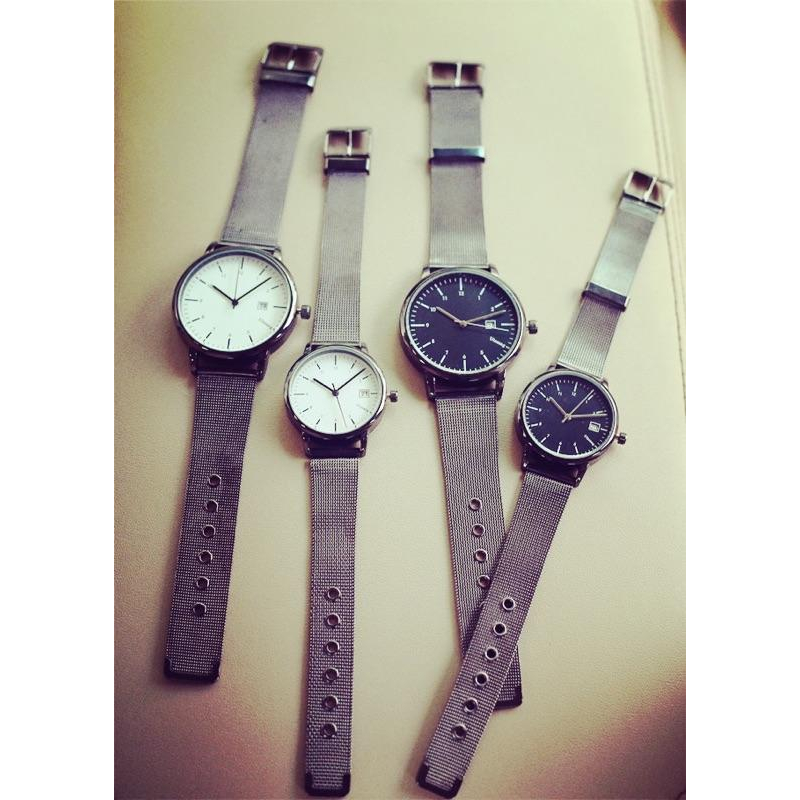 現貨 簡約風格 日曆錶 米蘭錶帶 情侶對錶 閨蜜錶 手錶 錶 鋼錶 學生錶 情侶對錶 簡約錶 飾品 手飾 考試 大學生-細節圖7