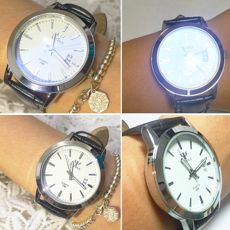 🔴限時特價 時尚經典款 極致防水 錶 日期 時尚 男錶 藍光錶 夜光錶 手錶 男友款 情人節禮物 三眼錶 鋼錶 296-細節圖4