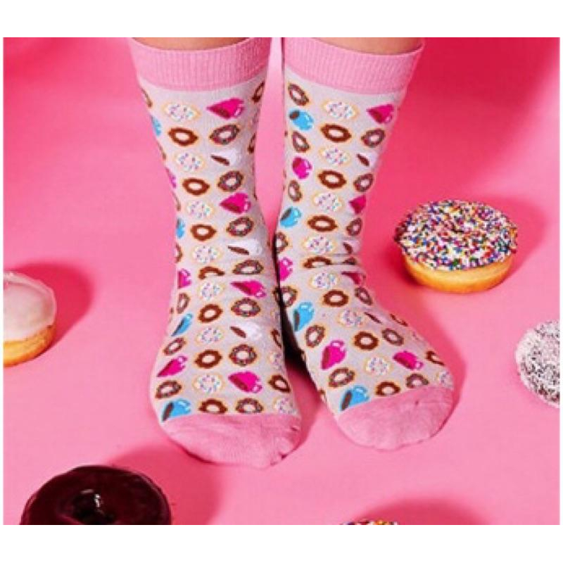 荷包蛋襪 甜甜圈襪 中筒襪 食物襪 長襪 韓國襪 文青襪 日本襪 襪子 早餐襪 運動襪 足球襪 漢堡 機能襪 非 足炭-細節圖6
