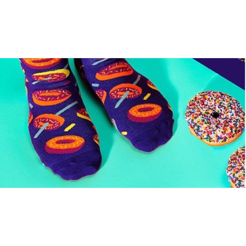 荷包蛋襪 甜甜圈襪 中筒襪 食物襪 長襪 韓國襪 文青襪 日本襪 襪子 早餐襪 運動襪 足球襪 漢堡 機能襪 非 足炭-細節圖7