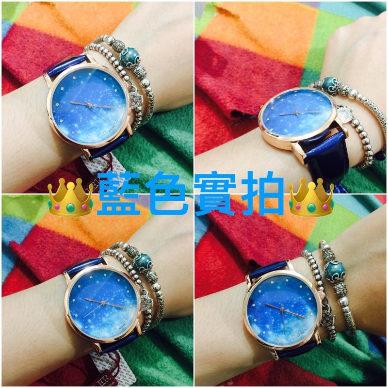 ✨3款 宇宙星空鑽錶 原宿 星空錶 水鑽錶 男錶 女錶 手錶 韓國錶 造型錶 仕女錶 藍光錶 三眼錶 宇宙錶 眼影盤-細節圖7