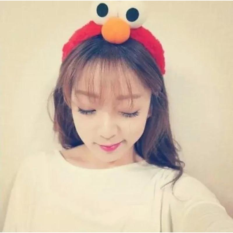 大眼睛髮箍 髮圈 髮帶 髮箍 綁頭髮 造型髮圈 髮圈 貓咪 貓咪髮帶-細節圖2