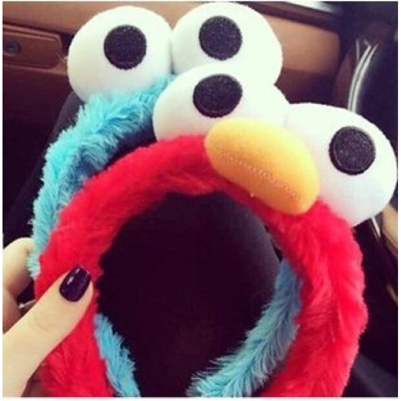 大眼睛髮箍 髮圈 髮帶 髮箍 綁頭髮 造型髮圈 髮圈 貓咪 貓咪髮帶-細節圖4