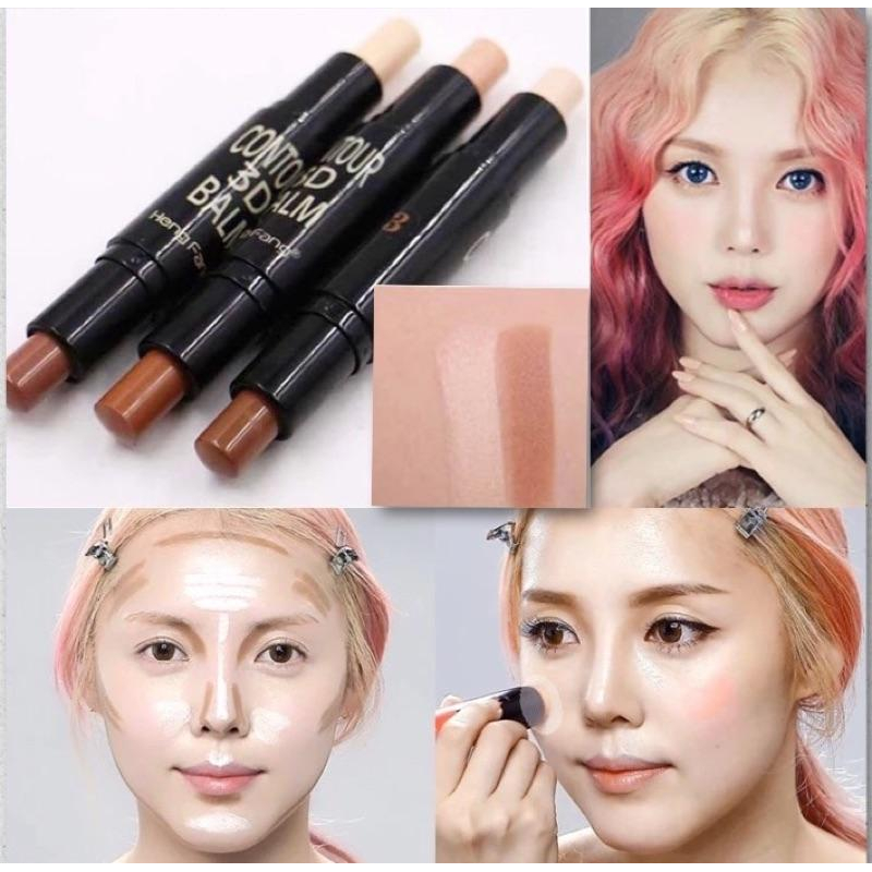 🔥🔥現貨🔥🔥二合一 修容棒 3D 立體 修容 好推棒棒 小臉 V臉 打亮 韓妞 美白 粉底液 打底-細節圖5