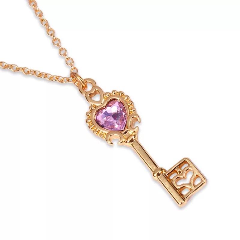 現貨 愛麗絲 寶石 鑰匙項鍊 非 美少女戰士 頸鍊 頸圈 日系 變身-細節圖2