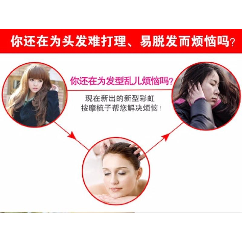 現貨 韓國流行🇰🇷 按摩梳 鏡梳 攜帶方便 外出 旅行 出國 魔法梳子 非 電動梳 假髮 梳子 美髮 聚會 補妝-細節圖4