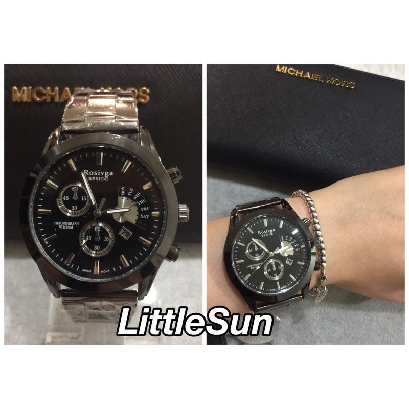 🔥熱銷回饋價🔥 經典 三眼造型真日曆鎢鋼錶 日曆錶 手錶 三眼錶 造型錶 生日禮物 情人節禮物 送禮 長輩 上班-細節圖4