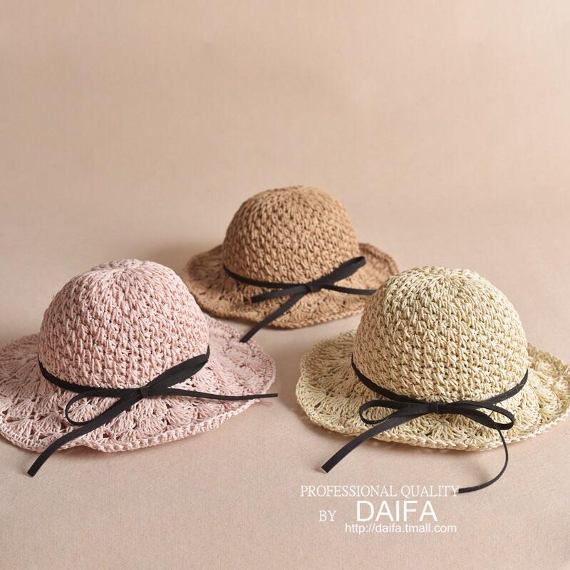 🔥網美必備🔥 編織帽 蝴蝶結 草帽 拍照道具 海邊 沙灘 夏威夷 編織 浪漫 日雜 日本 毛帽 老帽 藤編-細節圖6