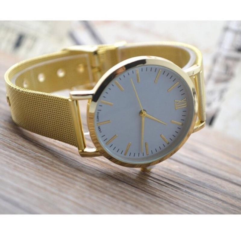 現貨 簡約金錶 手錶 鋼錶 數字錶 玫瑰金 生日 送禮 情侶 對錶-細節圖3