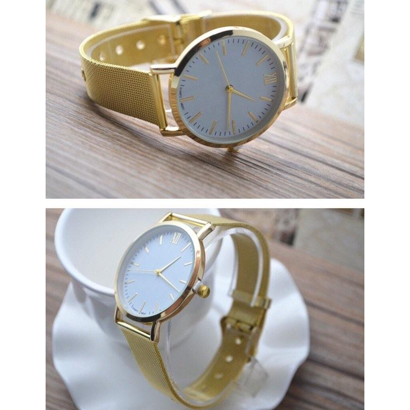 現貨 簡約金錶 手錶 鋼錶 數字錶 玫瑰金 生日 送禮 情侶 對錶-細節圖5