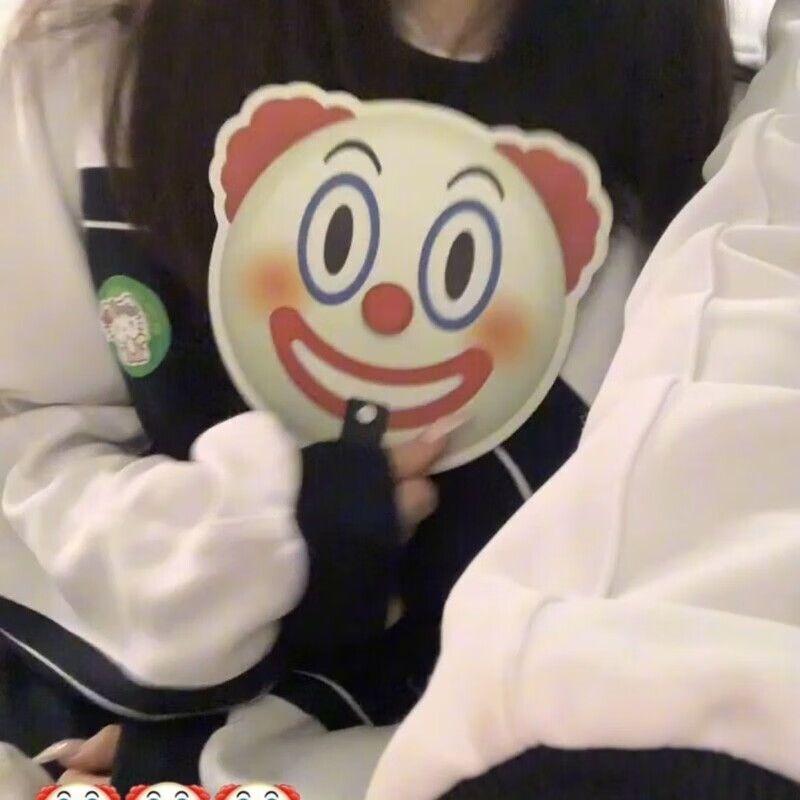 台灣現貨 小丑扇子 我是小丑 小丑是我 小紅書同款頭目JOKER的頂樑柱小丑面具扇子學生ins搞怪便攜網紅扇-細節圖5