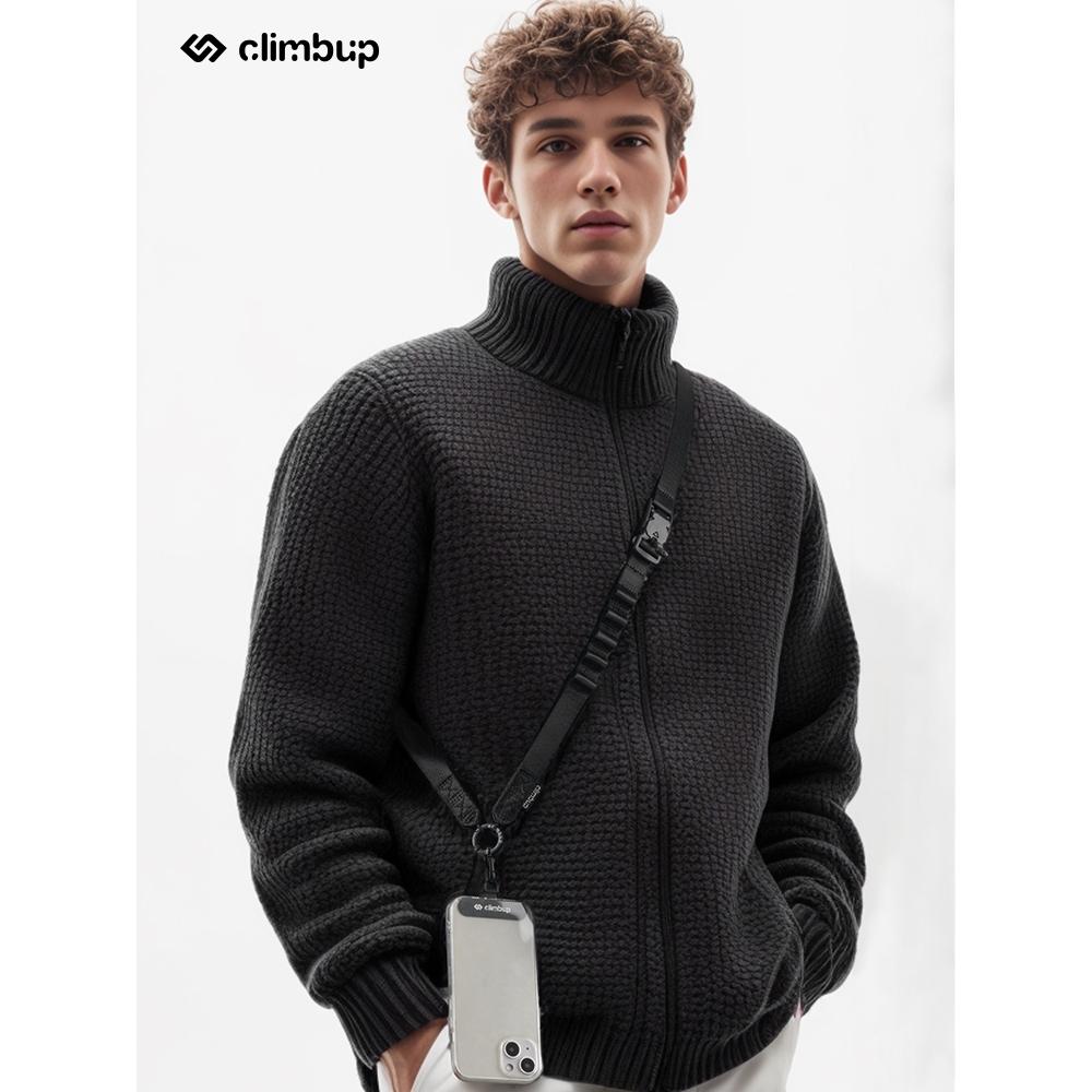 台灣現貨 正版 Climbup多功能高階手機背帶掛繩斜背可背可調整戶外安全防丟肩帶 磁吸背帶 多功能手機掛繩 手機背帶-細節圖2