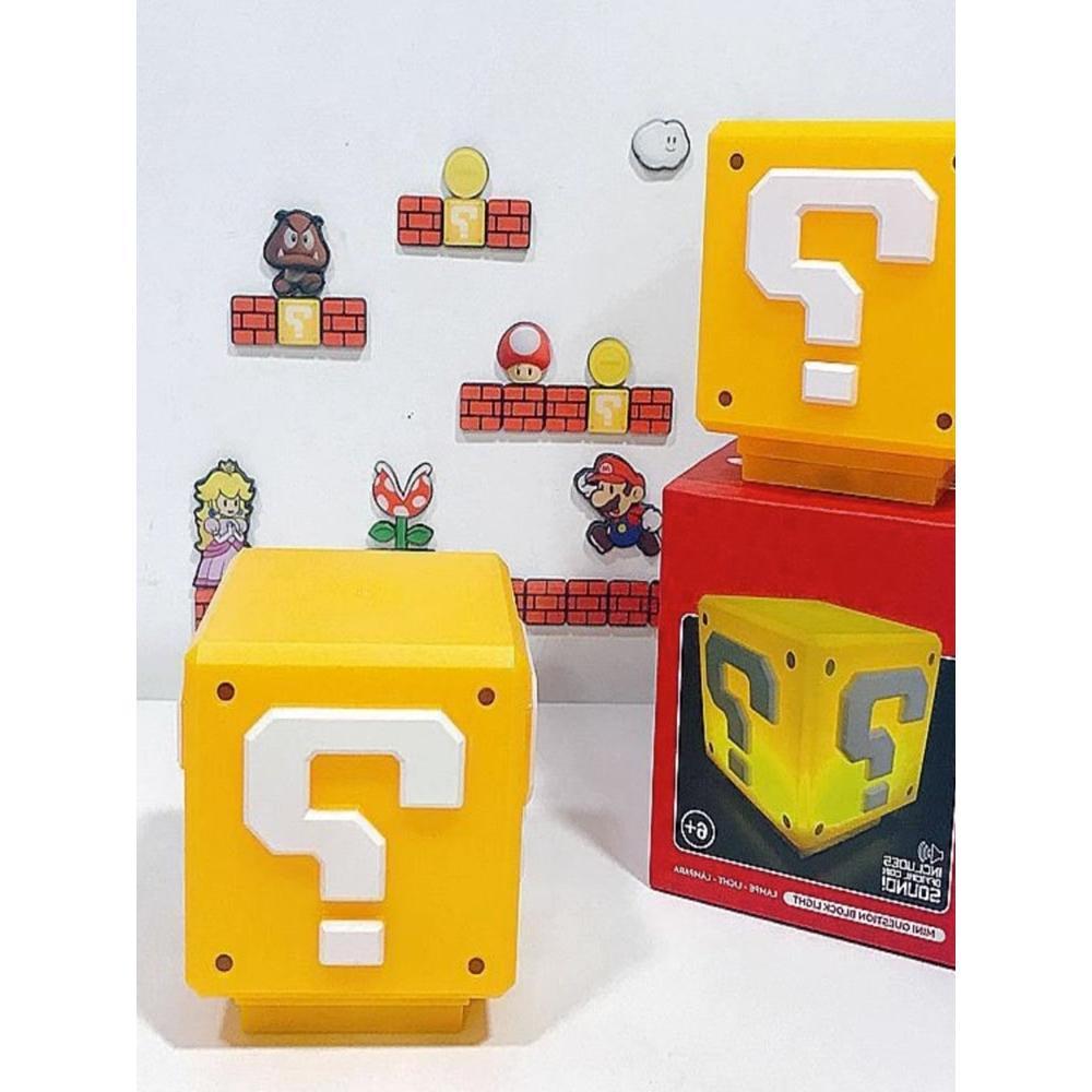 台灣現貨 最新三代高質感 問號燈 小夜燈 充電小夜燈 方塊燈 音效燈 超級LED 桌面檯燈 生日禮物 交換禮物 聖誕禮物-細節圖4