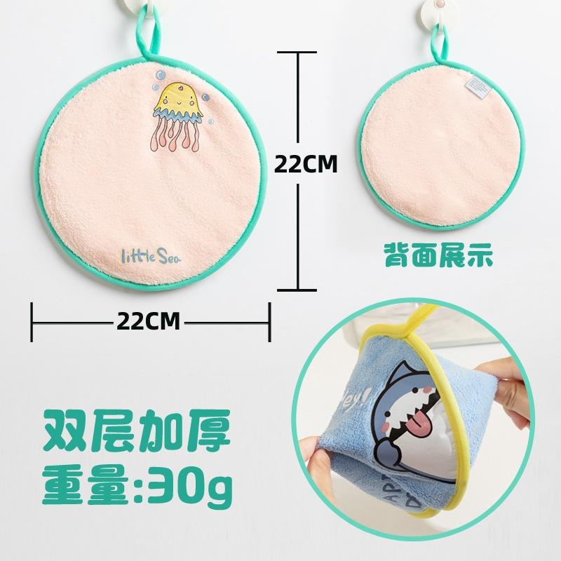 台灣現貨 發財擦手巾 過年擦手巾 擦手巾創意杯墊廚房衛浴抹手布雙層吸水速乾毛巾手帕-細節圖3