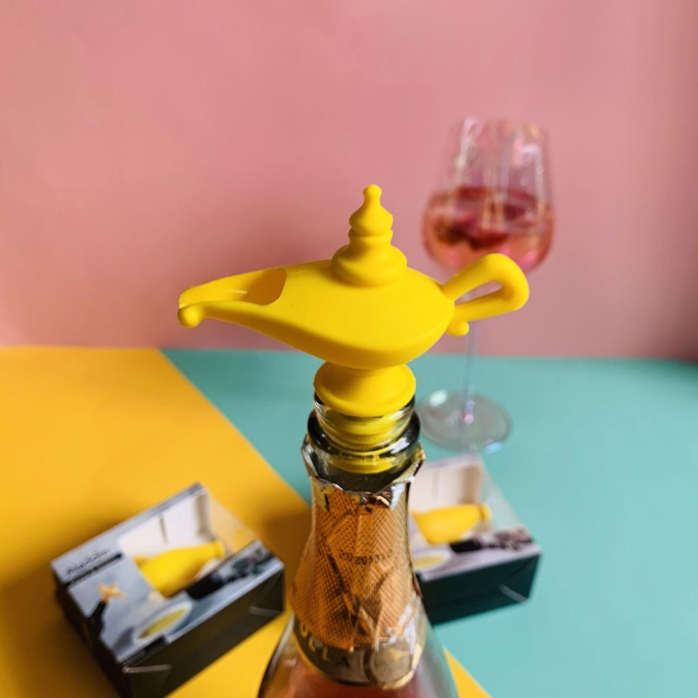 台灣現貨 神燈造型酒瓶塞 食品級矽膠 酒瓶塞子 酒瓶 香檳塞 醬油塞 紅酒塞 橄欖油瓶塞 密封塞 防漏塞 止漏 保鮮-細節圖2